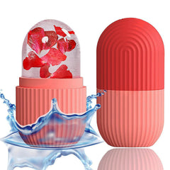 Glowing Skin Ice Roller for Women - Easy Facial Massage | Puffy Eyes Relief - Unbreakable & Reusable (Multicolor) | EagleShopy India