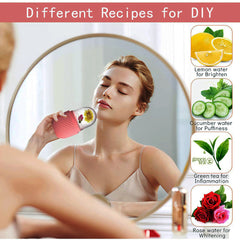 Glowing Skin Ice Roller for Women - Easy Facial Massage | Puffy Eyes Relief - Unbreakable & Reusable (Multicolor) | EagleShopy India