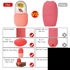 Glowing Skin Ice Roller for Women - Easy Facial Massage | Puffy Eyes Relief - Unbreakable & Reusable (Multicolor) | EagleShopy India